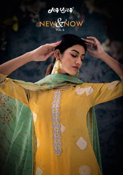 New & Now Vol 6 By Jay Vijay Designer Embroidered Salwar Kameez Collection